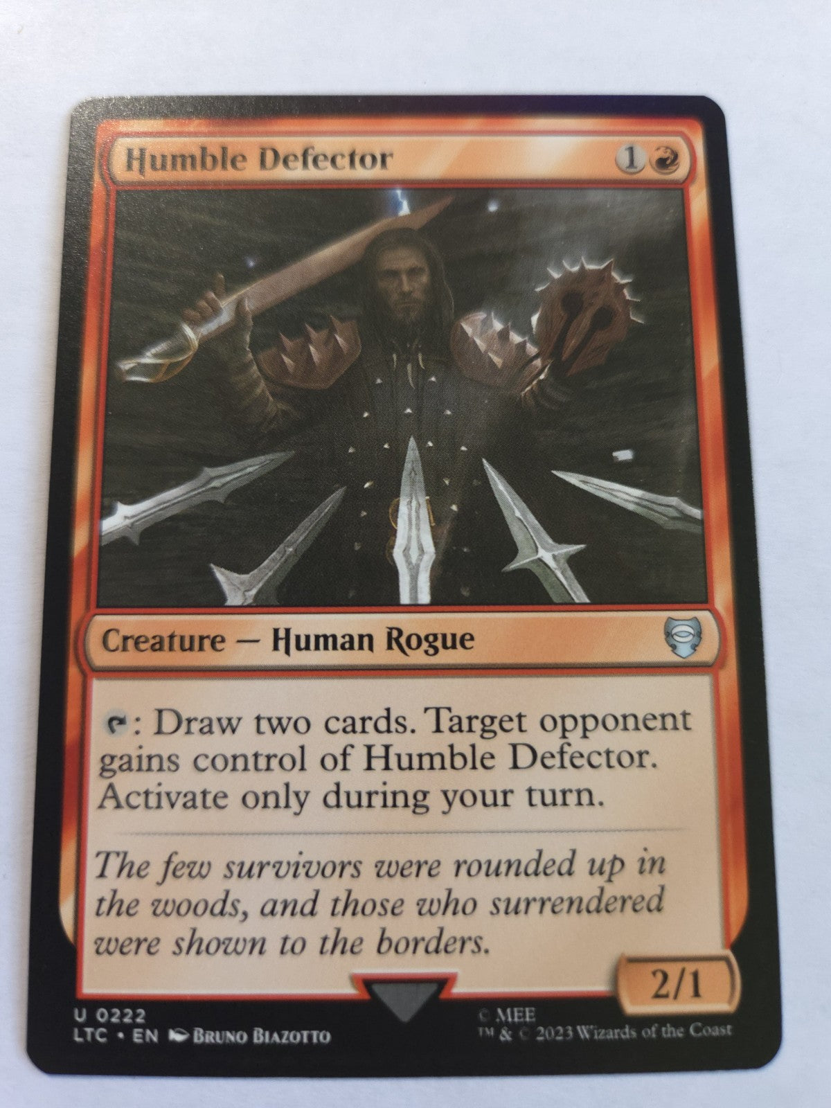 Humble Defector Commander: the Lord of the Rings: Tales of Middle-Earth Regular