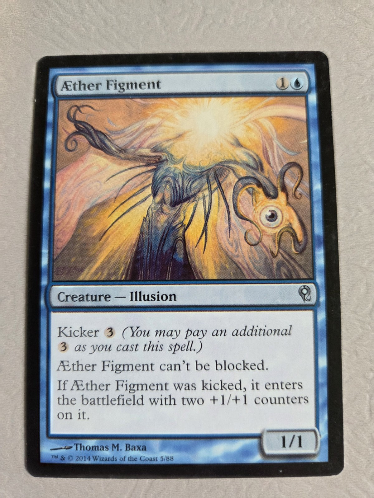 MTG - Aether Figment - Duel Decks: Jace vs. Vraska - Regular - U - 5 - NM