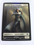 Human   Human Soldier (0002) Double-Sided Token Commander: the Lord of the...