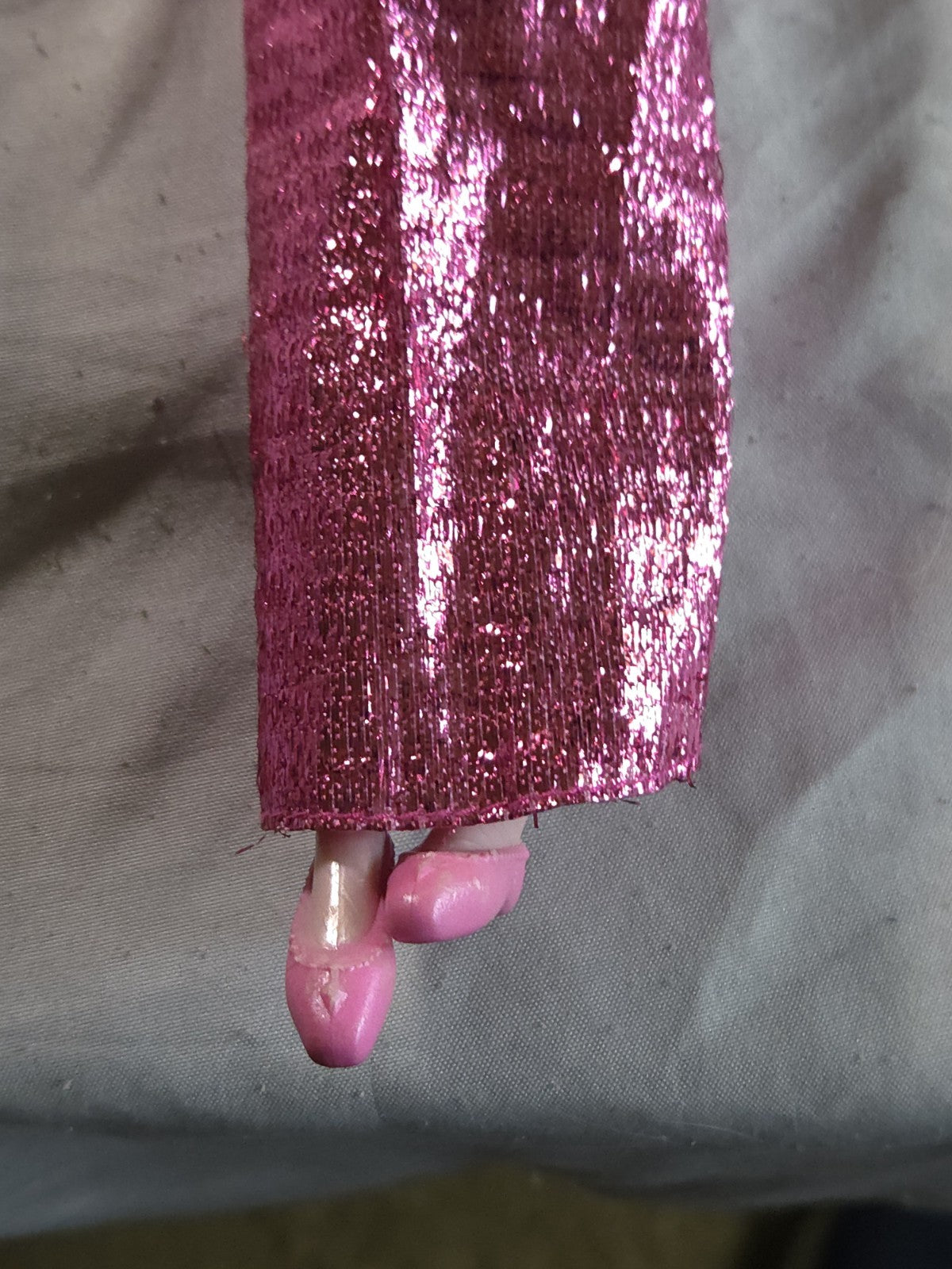 Mattel Barbie Fashionistas doll from the first wave featuring a rose and gold...