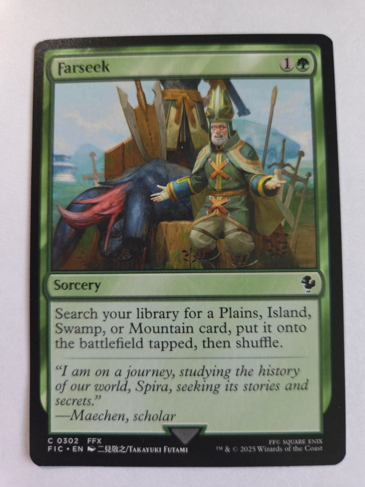 Magic The Gatheri - Farseek - Commander: Final Fantasy - Regular - C - 0302 - NM