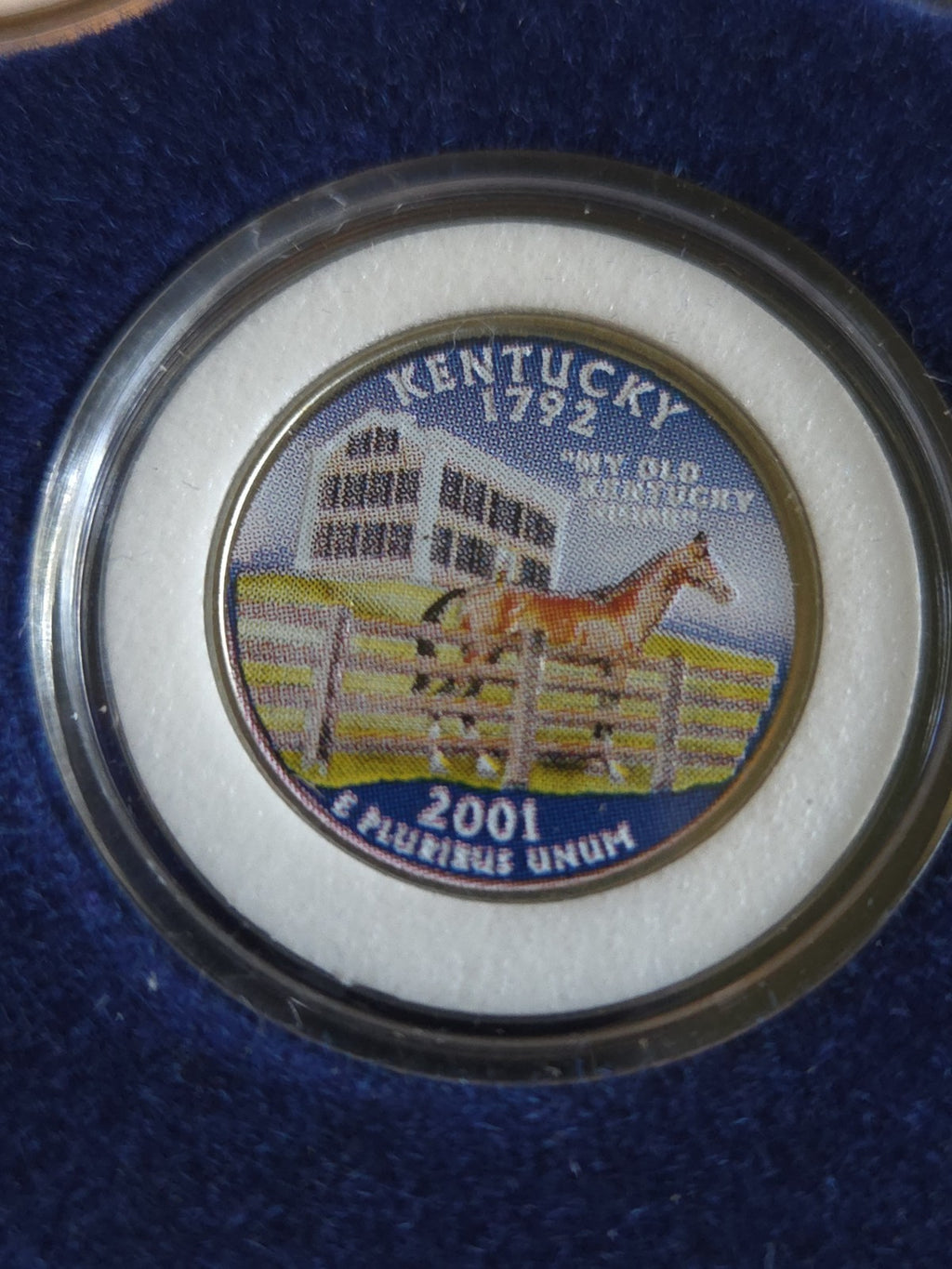 5 Colorized 2001 Statehood Quarters From MORGAN MINT. 