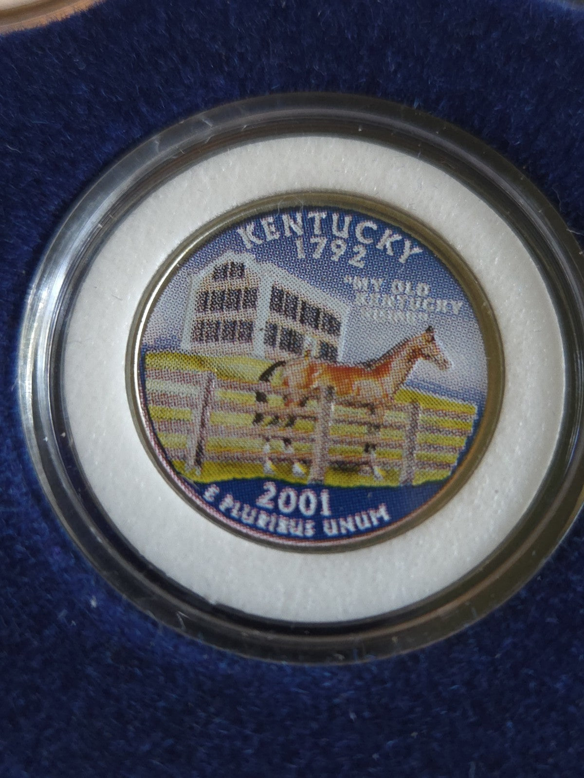 5 Colorized 2001 Statehood Quarters From MORGAN MINT. 