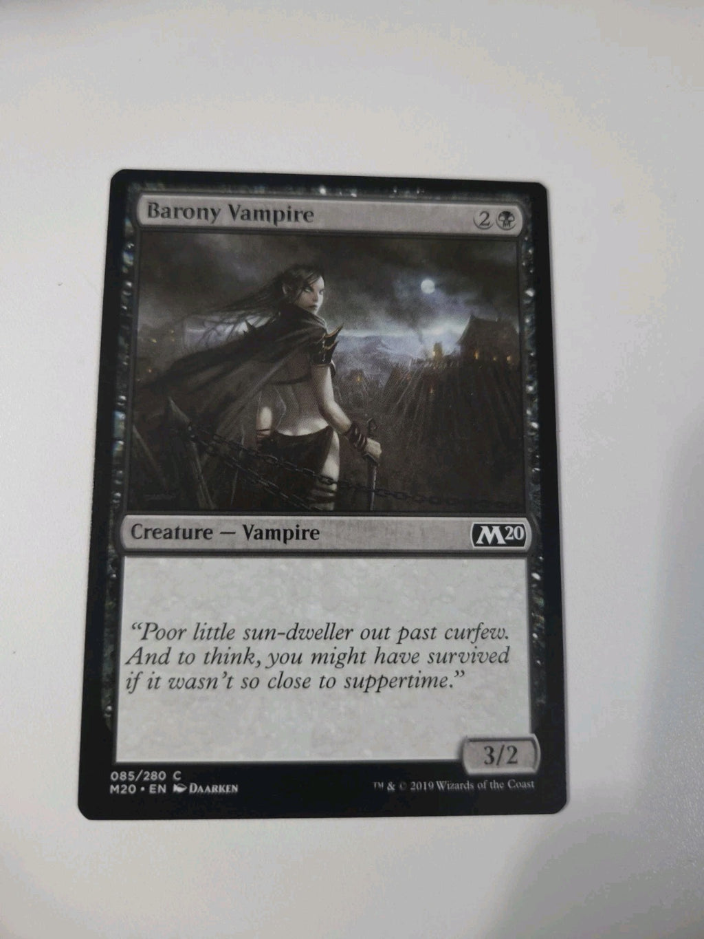 MTG - Barony Vampire - Core Set 2020 - Regular - C - 85 - MTG