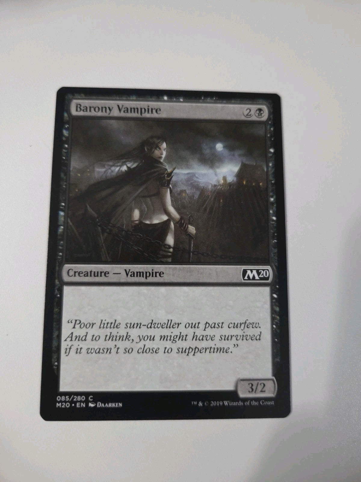 MTG - Barony Vampire - Core Set 2020 - Regular - C - 85 - MTG