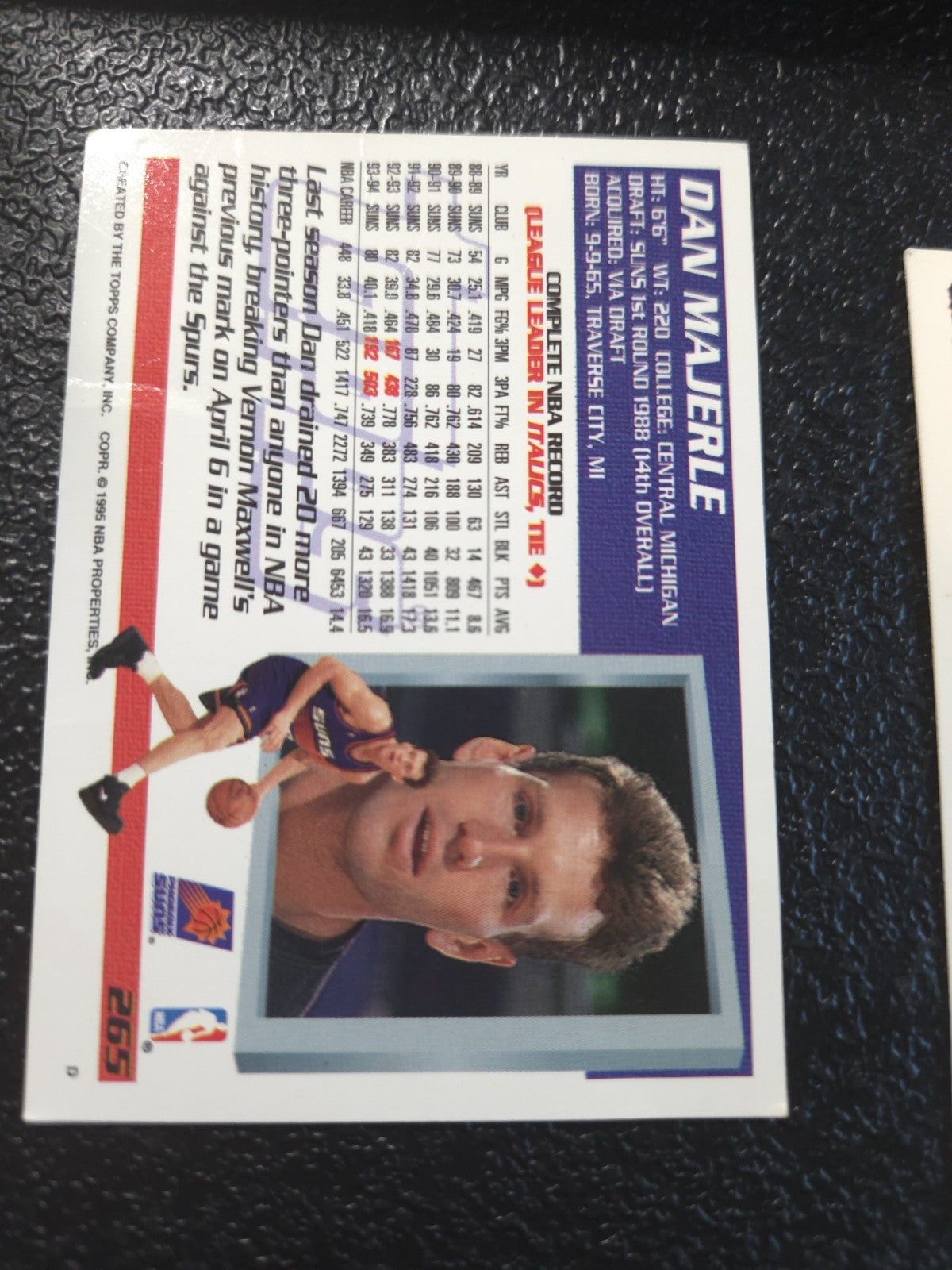 NBA - Dan Majerle - 1994-95 Topps -  #265 - Pheonix Suns - NM