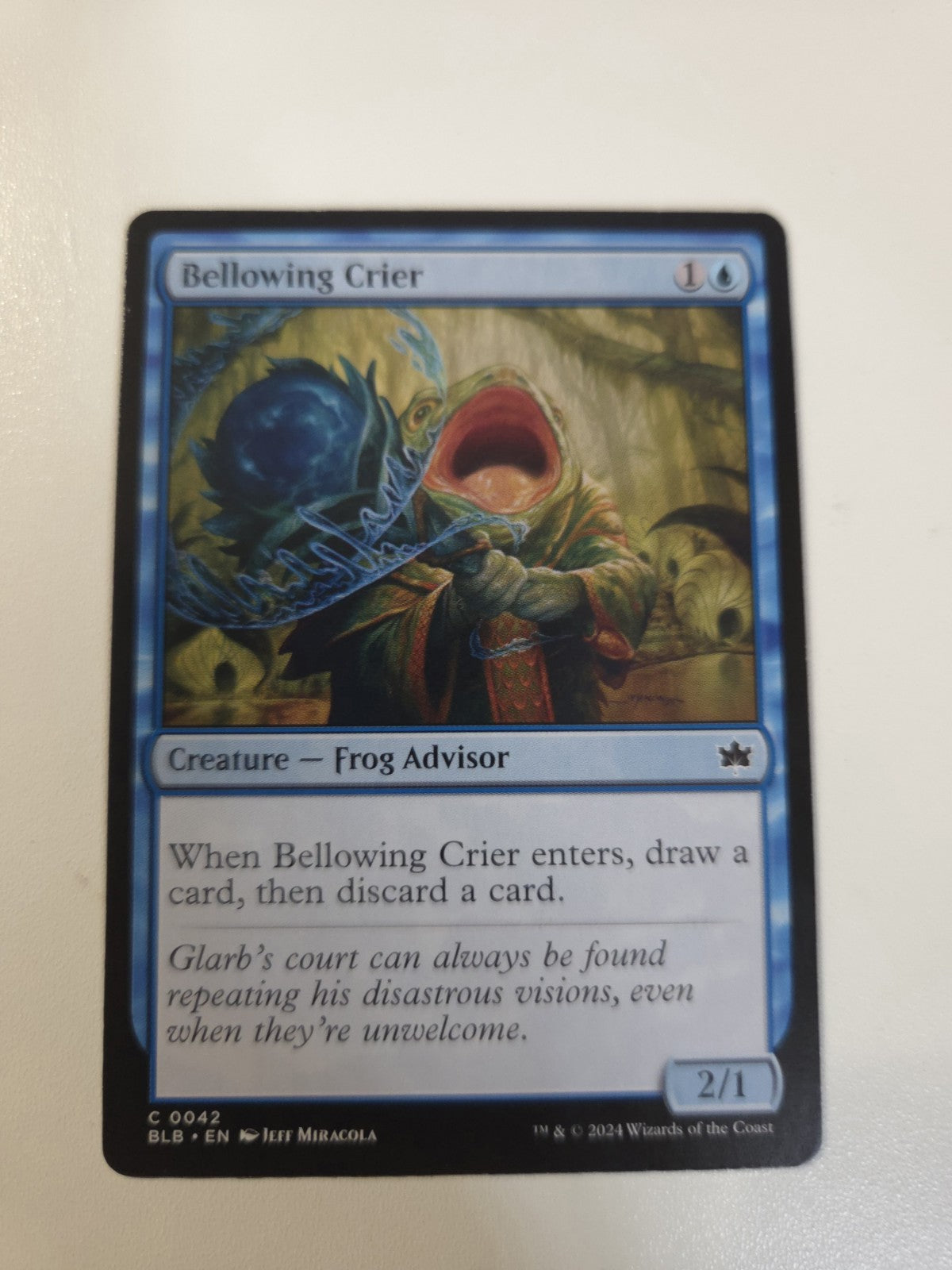 MTG - Bellowing Crier - Bloomburrow - Regular - C - 42 - NM