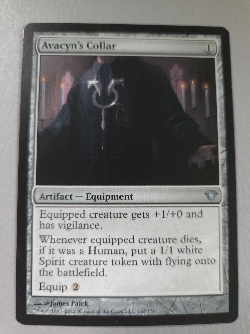 MTG - Avacyn's Collar - Dark Ascension - Regular - U - 145 - NM