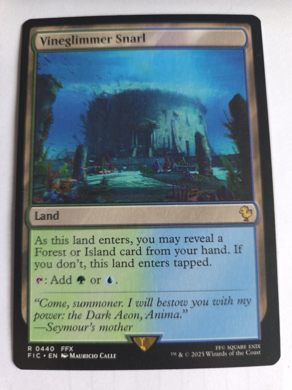 MTG - Vineglimmer Snarl  - Commander: Final Fantasy - Regular - R - 0440 - NM