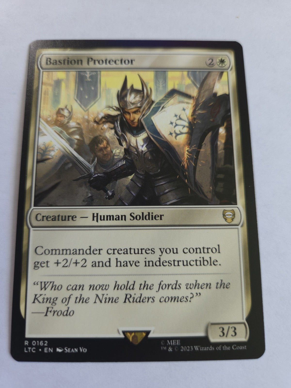 MTG Bastion Protector Commander: the Lord of the Rings: Tales of Middle-Earth...