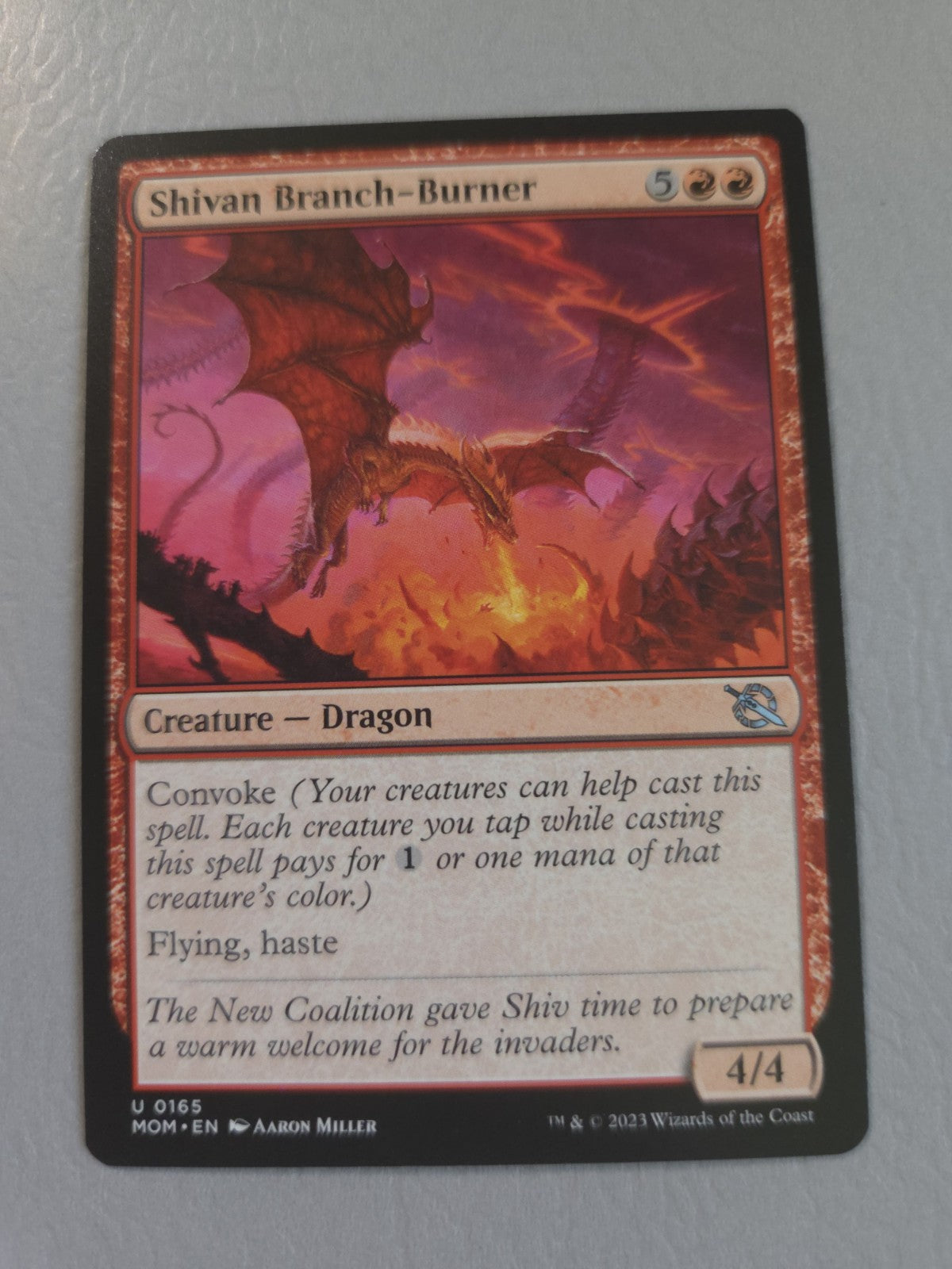 Shivan Branch-Burner March of the Machine Regular