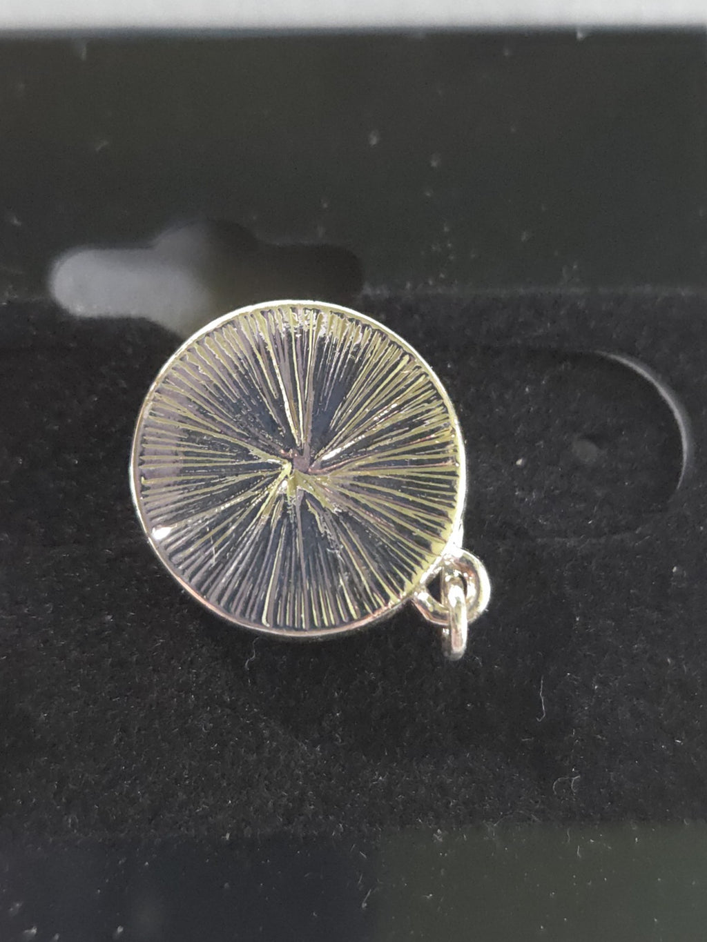 silver-tone drop earrings featuring polished, round pink rose quartz cabochons