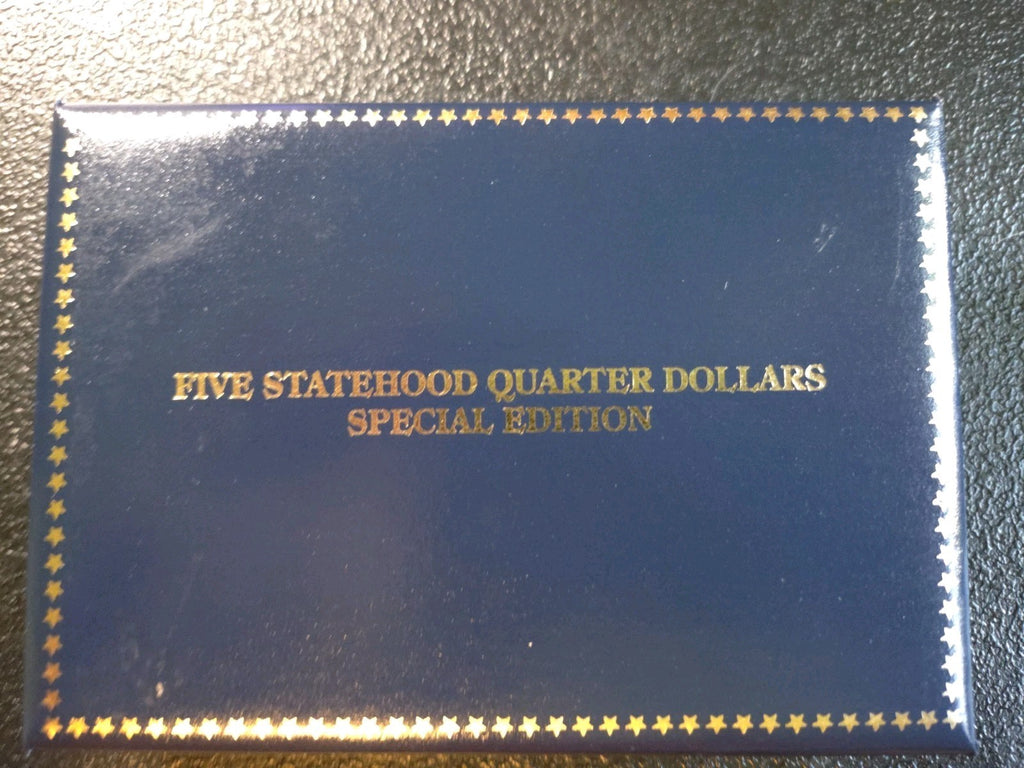 5 Colorized 2001 Statehood Quarters From MORGAN MINT. 