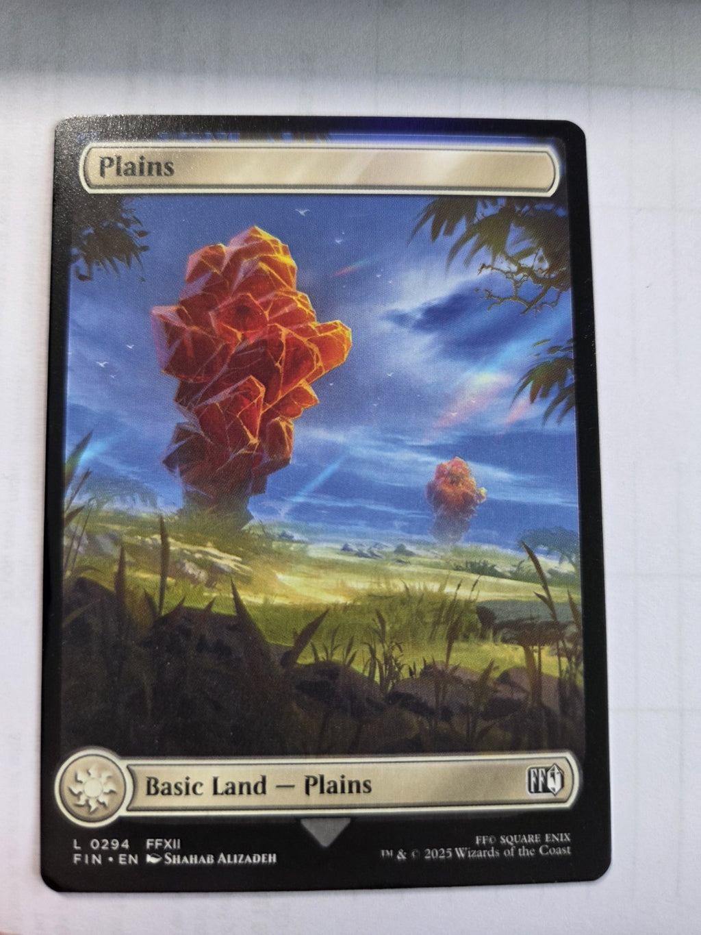 Magic The Gathering - Plains - Final Fantasy - Regular - L - 0294 - NM