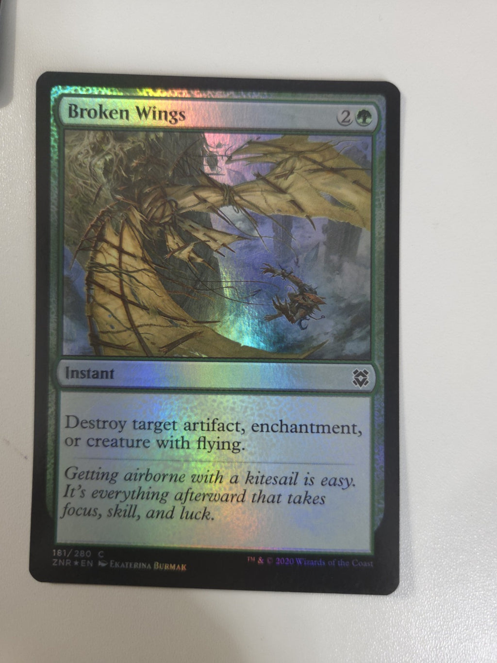 MTG - Broken Wings - Zendikar Rising - Foil - C - 181 - NM