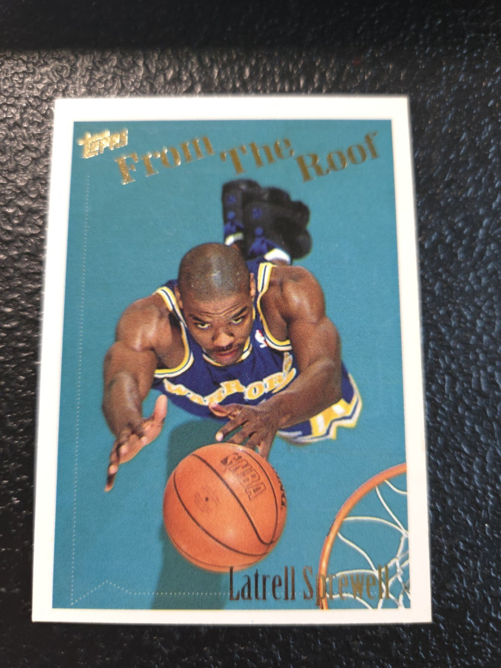 NBA - Latrell Sprewell - 1994-95 Topps - #240 - From The Roof - Golden State War