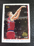 NBA - JIm McIlvaine - 1994-95 Topps -  #238 - RC - Washington Bullets - VG