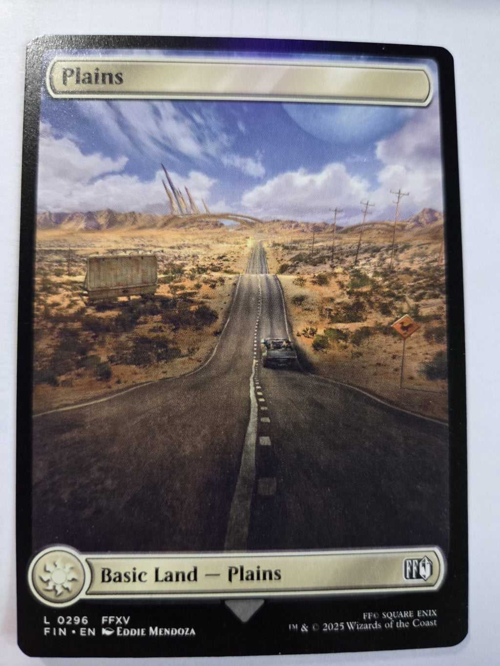 MTG - Plains - Final Fantasy - Regular - L - 0295 - NM