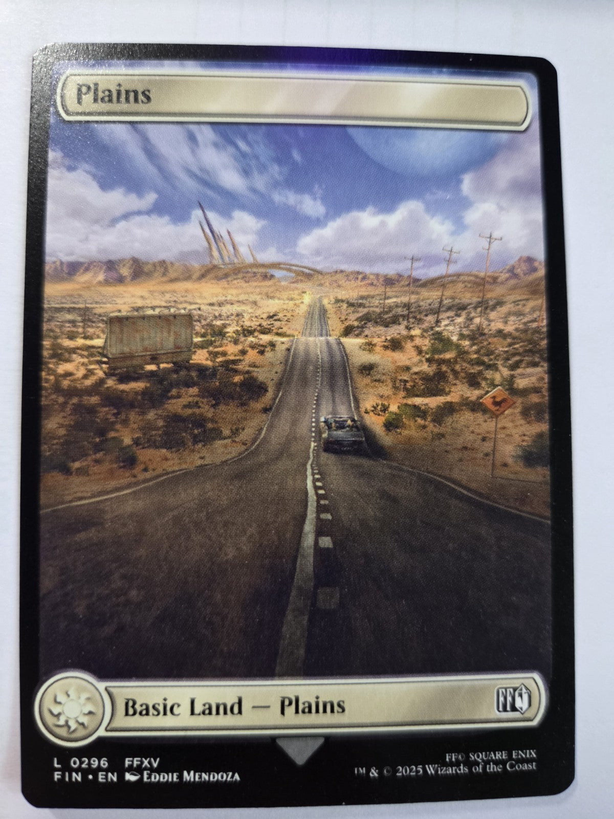 MTG - Plains - Final Fantasy - Regular - L - 0295 - NM