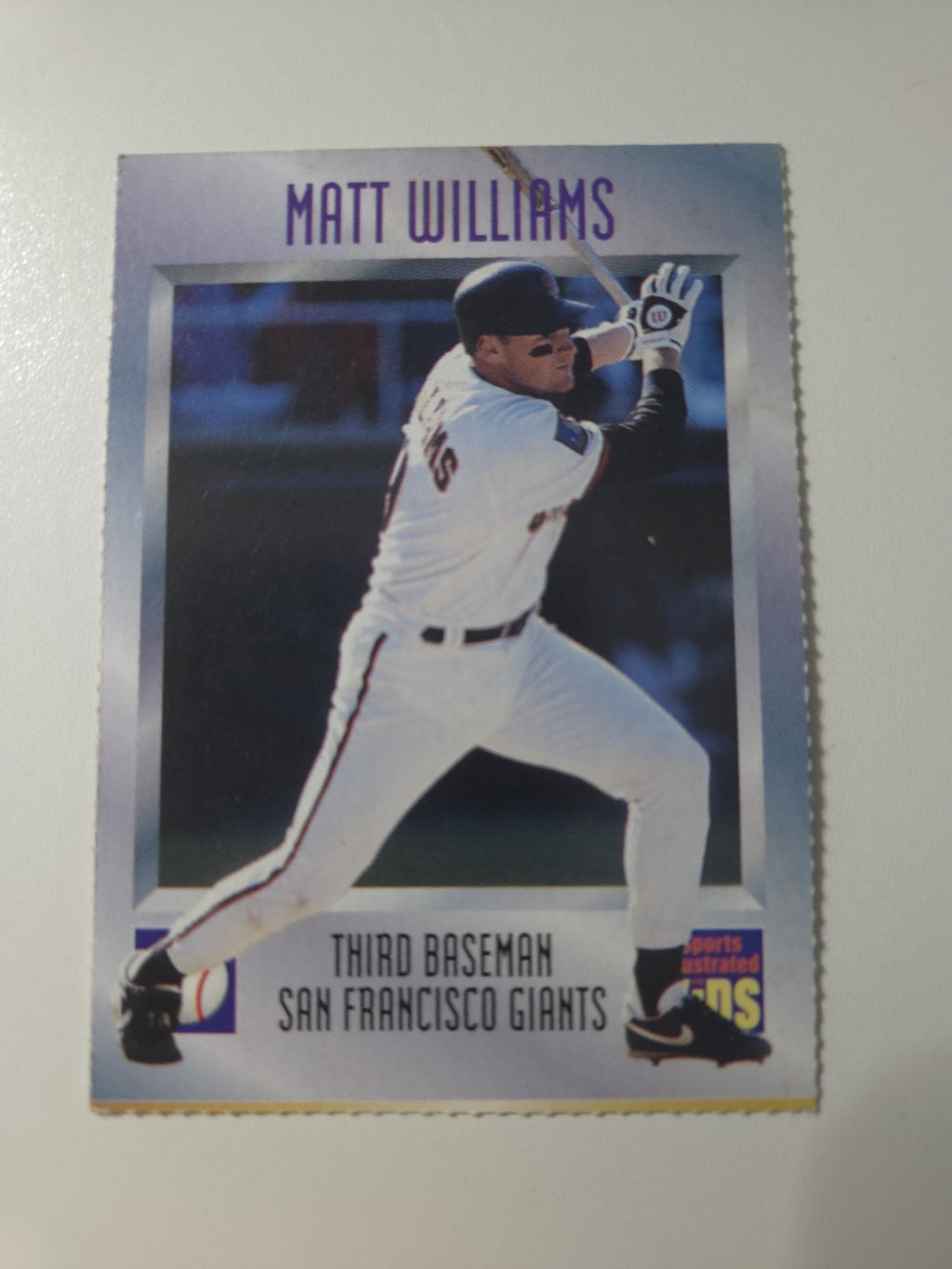 MLB - 1995 Sports Illustrated for Kids Series 2 - Matt Williams - #327 - NM