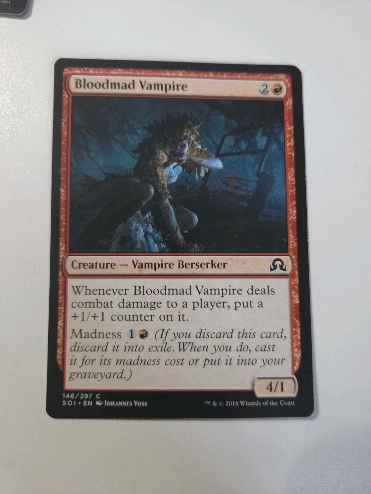 MTG - Bloodmad Vampire - Shadows over Innistrad - Regular - C - 146 - NM