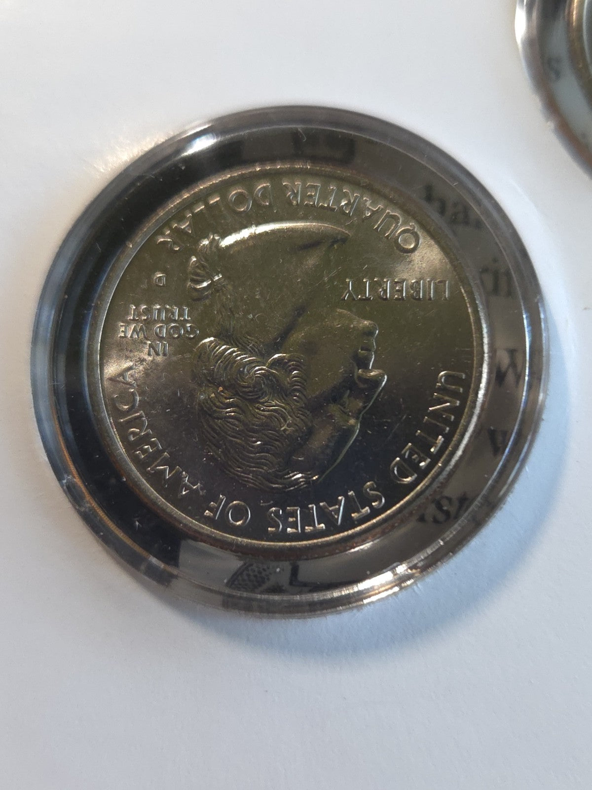The Colorized State Quarter Collection (1999 NJ, GA, CT and 2000 MA, MD) UNCIRC