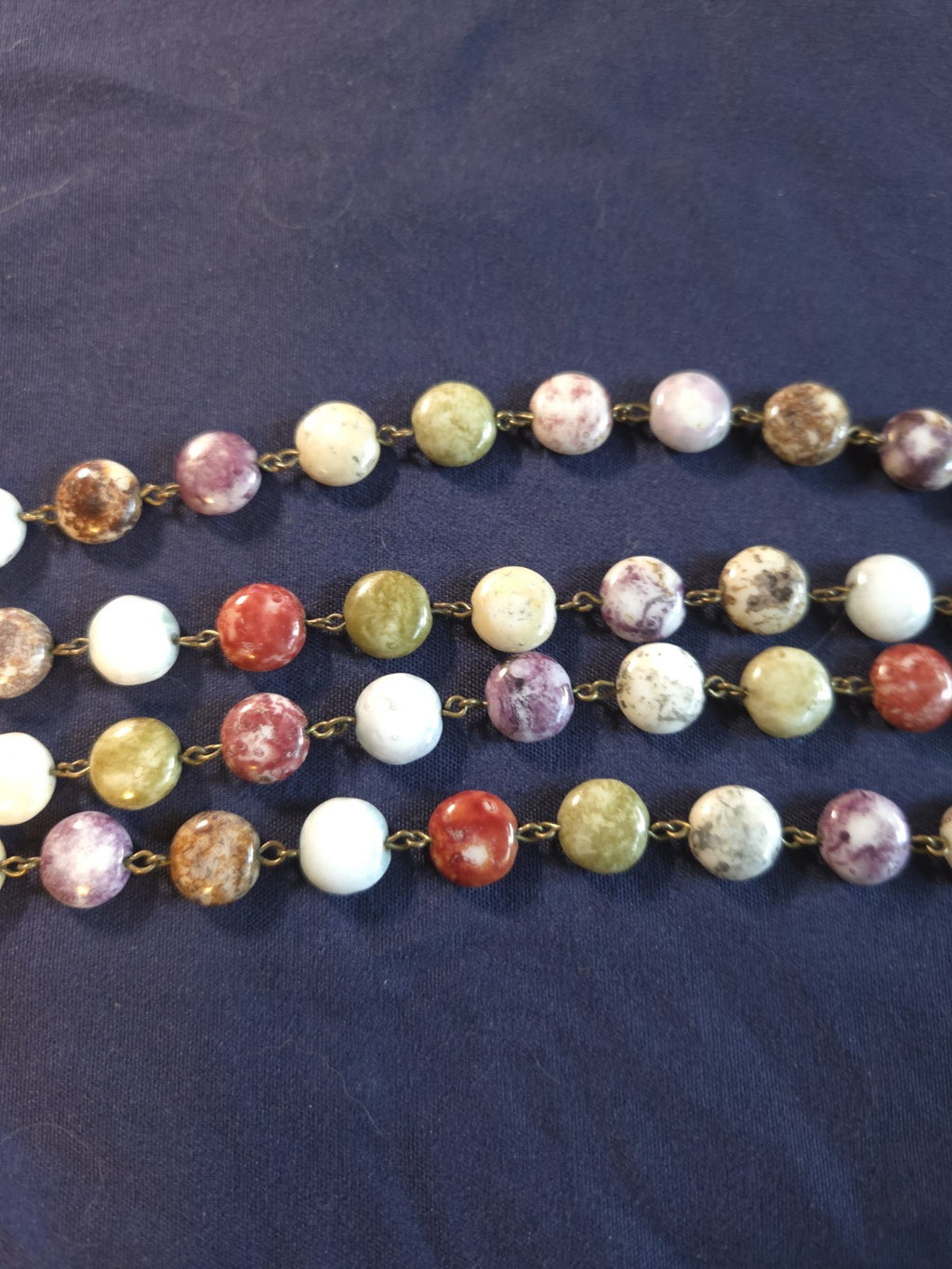 Vintage 36" Beaded Necklace