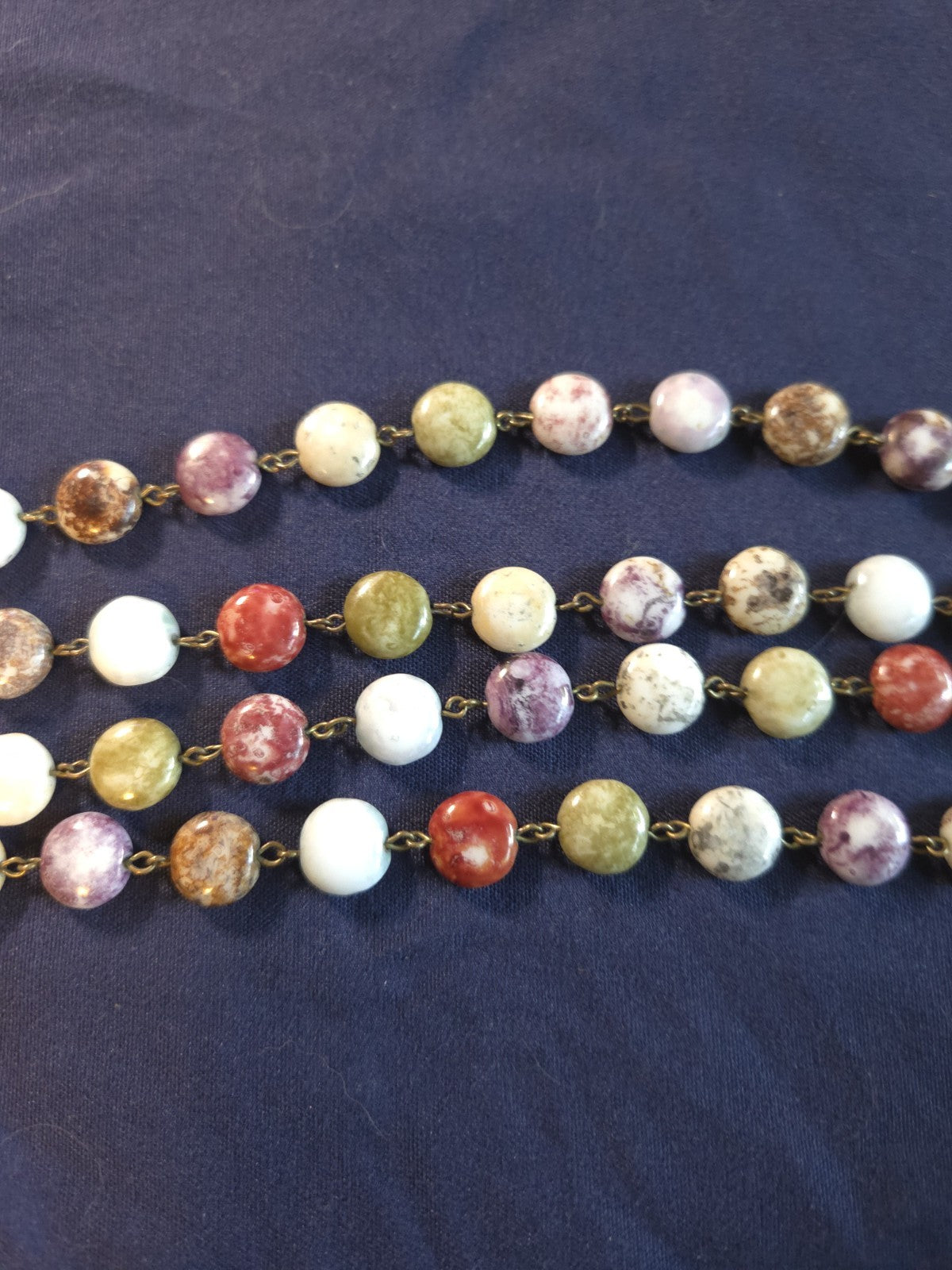 Vintage 36" Beaded Necklace