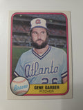 MLB - 1981 Fleer - Gene Garber - #249 - Atlanta Braves - NM