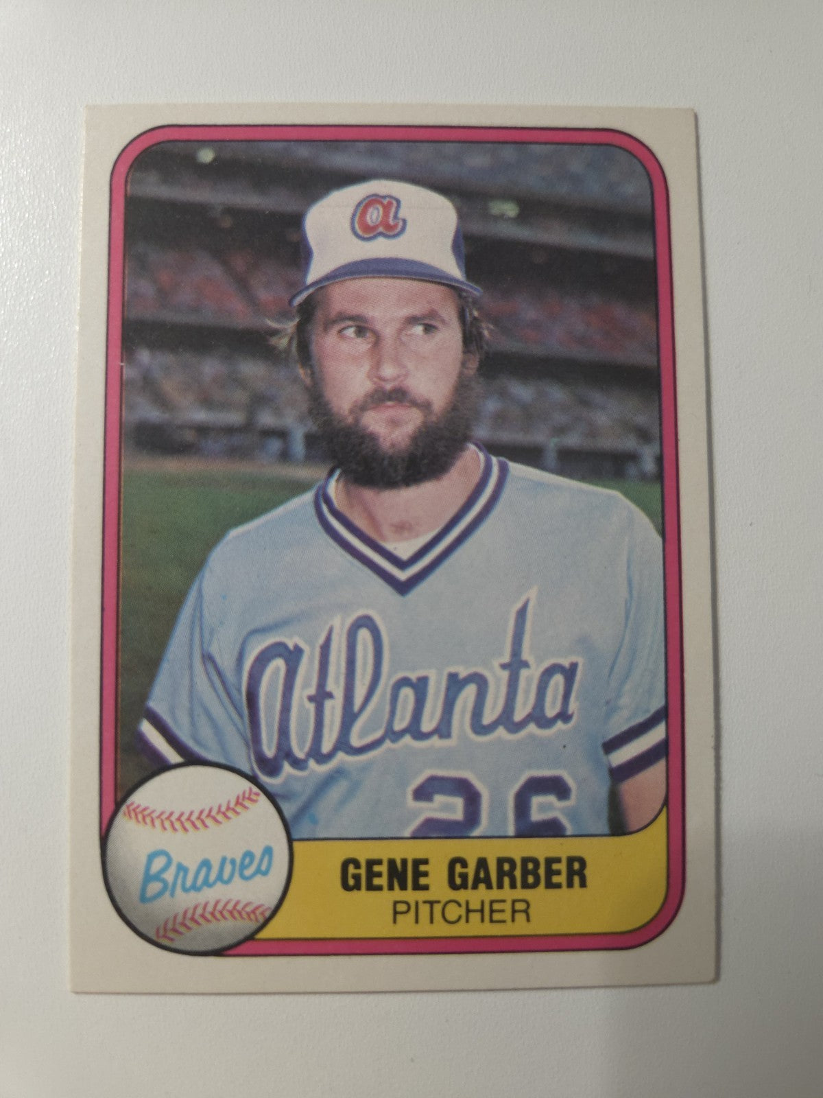 MLB - 1981 Fleer - Gene Garber - #249 - Atlanta Braves - NM