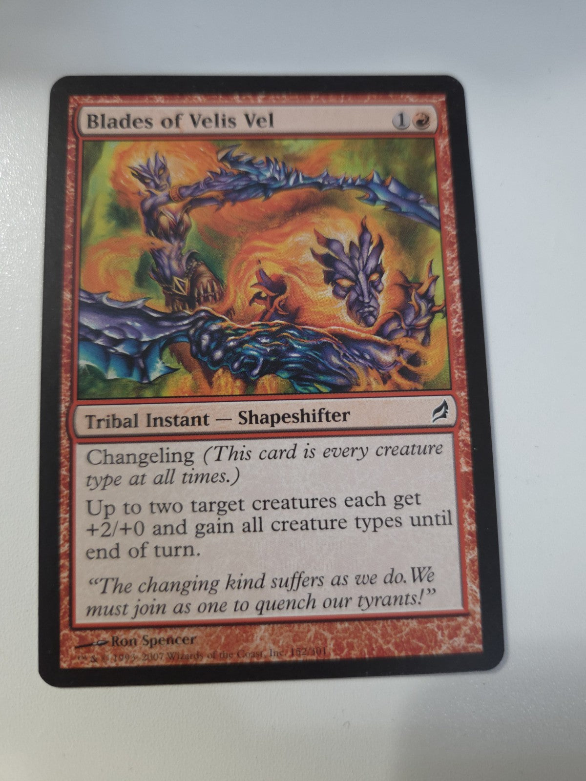 MTG - Blades of Velis Vel - Lorwyn - Regular - C - 157 - NM