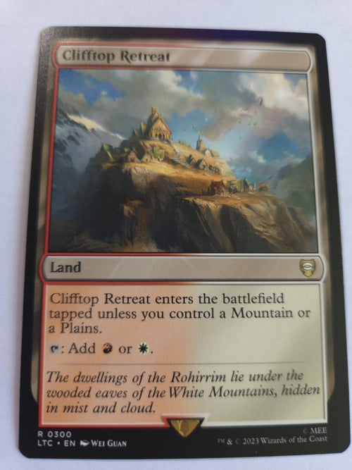 Clifftop Retreat Commander: the Lord of the Rings: Tales of Middle-Earth Regular