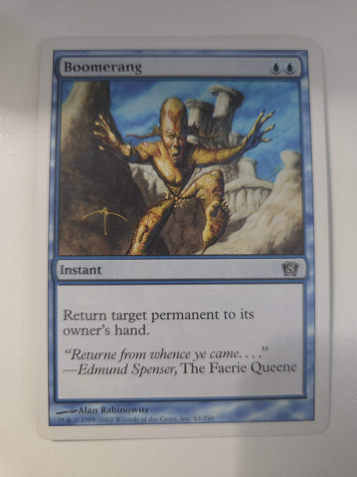 MTG - Boomerang - 8th Edition - Regular - C - 63 - NM