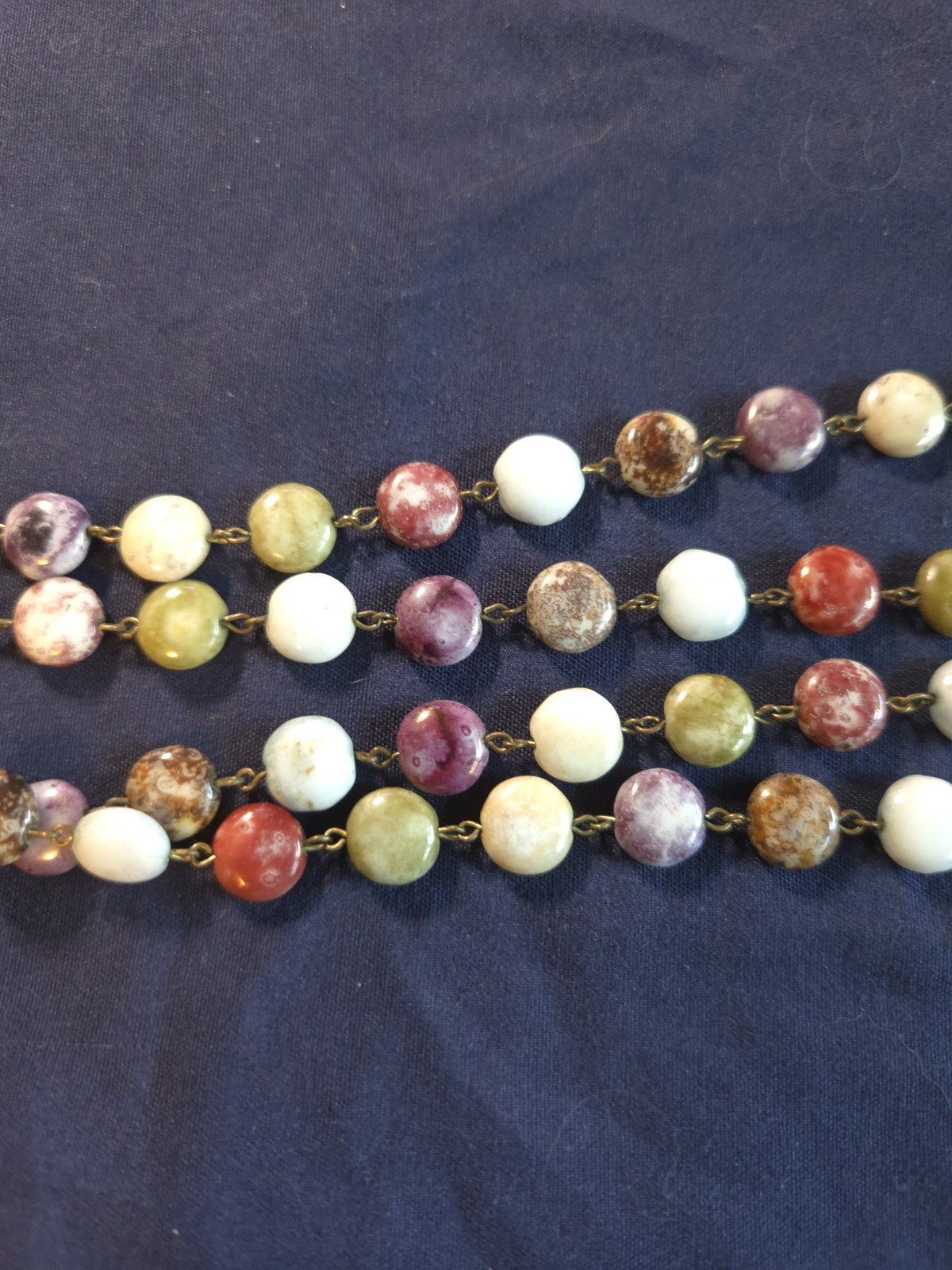 Vintage 36" Beaded Necklace