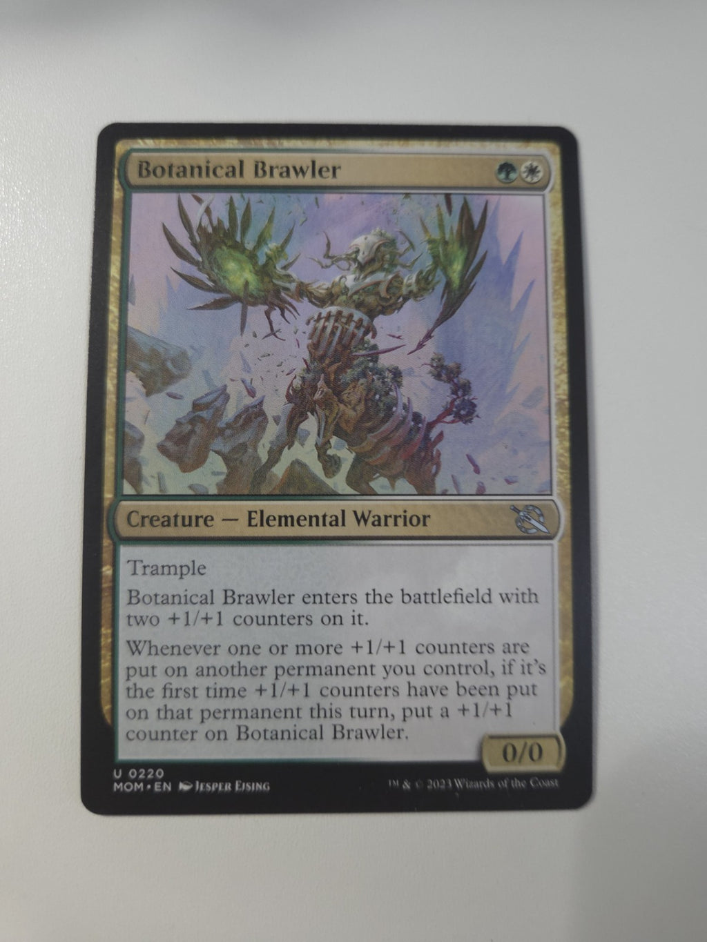MTG - Botanical Brawler - March of the Machine - Regular - U - 220 - NM