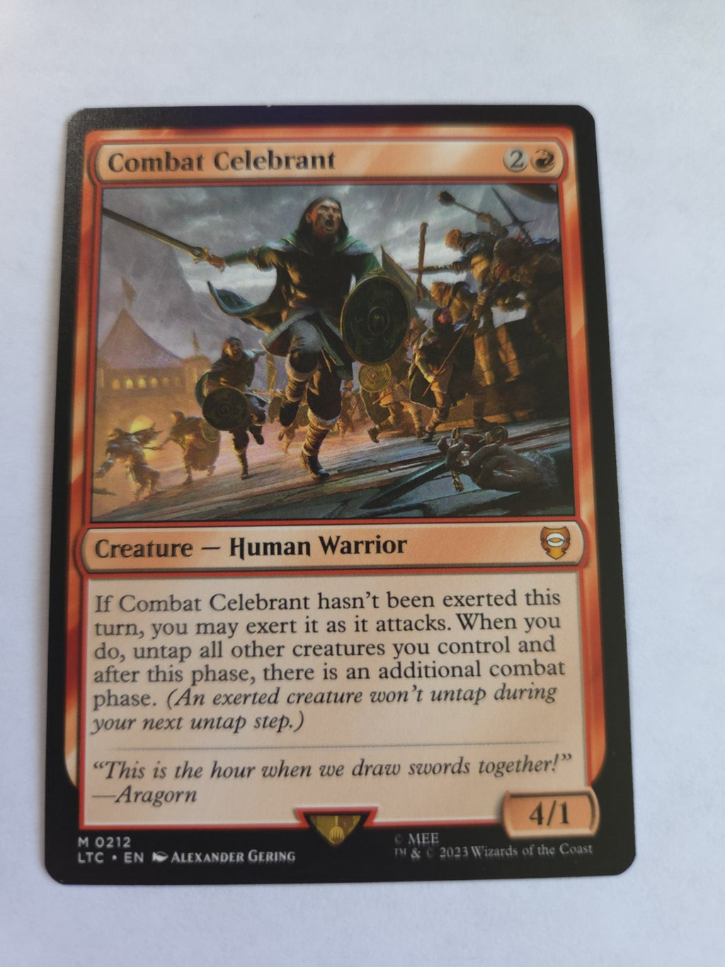 Combat Celebrant Commander: the Lord of the Rings: Tales of Middle-Earth Regular