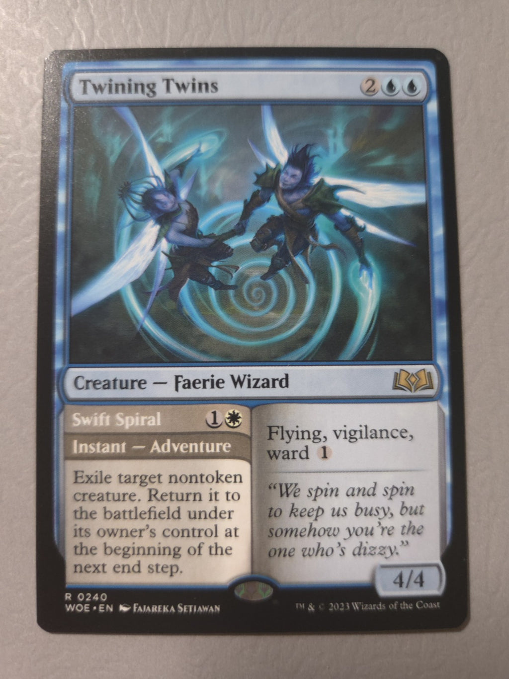 MTG - Twining Twins - Wilds of Eldraine - Regular - R - 240 - NM
