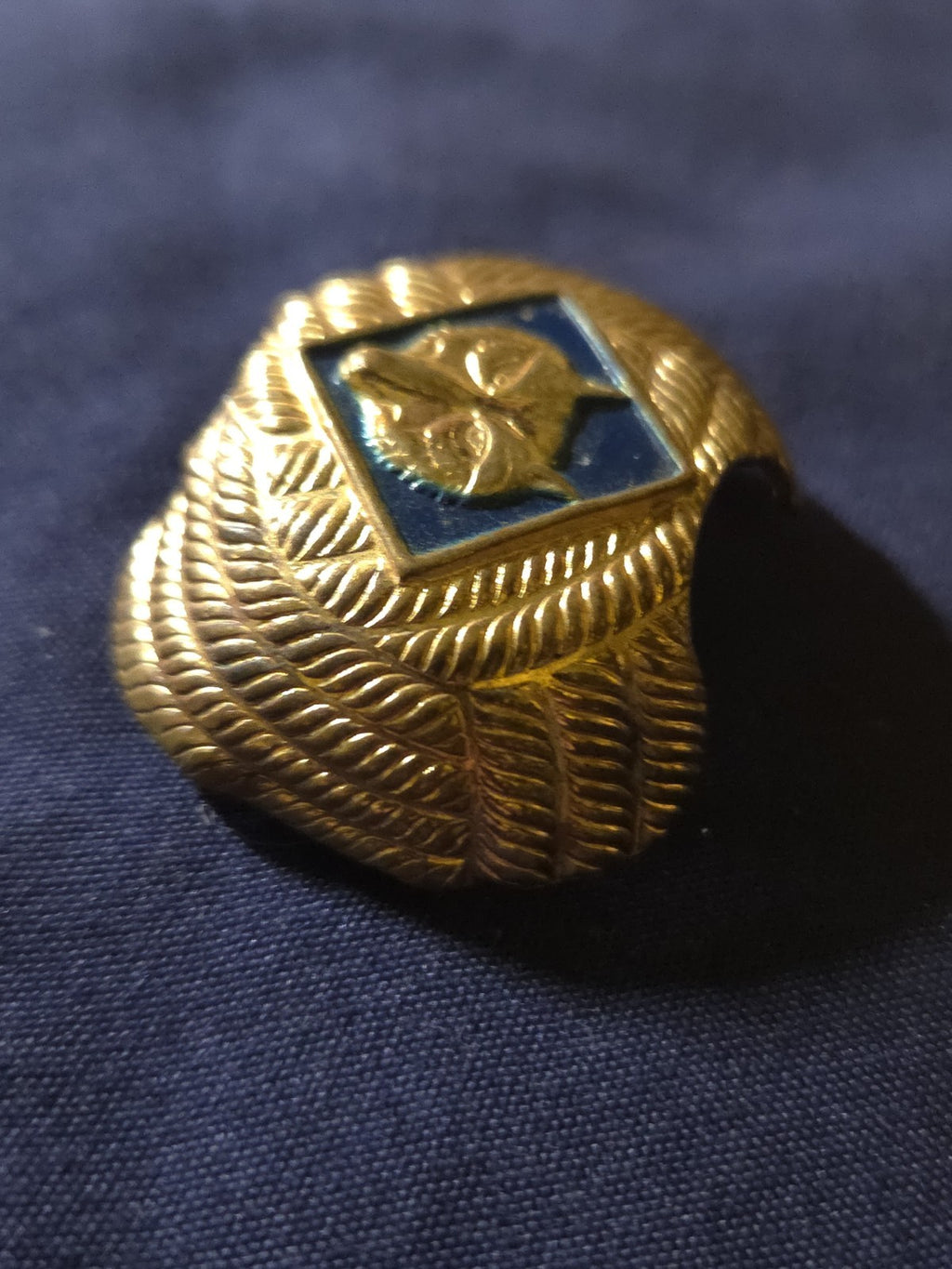 Cub Scout Wolf Rank Neckerchief Slide Boy Scouts of America Uniform Vintage BSA