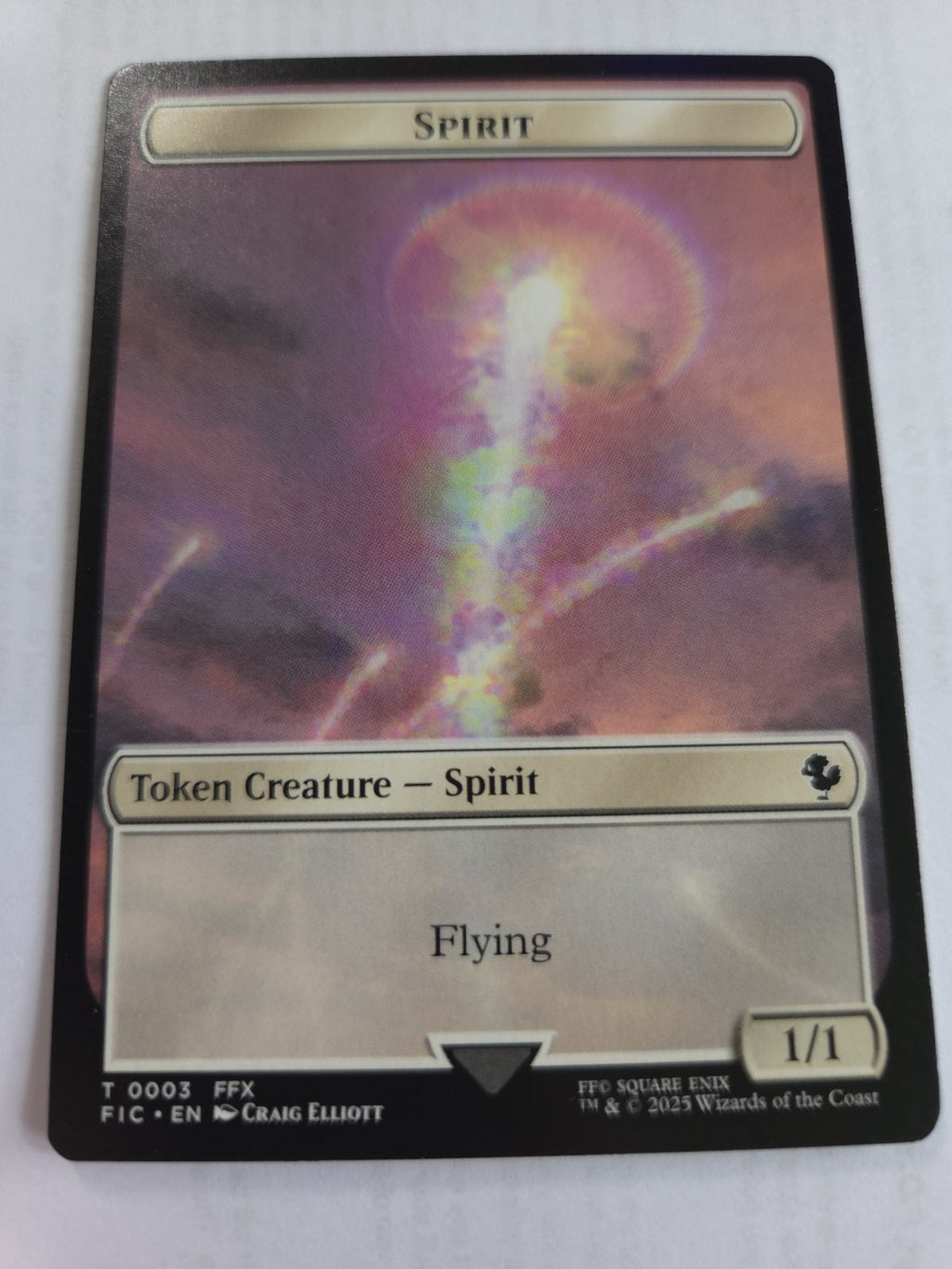 MTG - Spirit  Squid Double-Sided Token - Commander: Final Fantasy - Regular - T