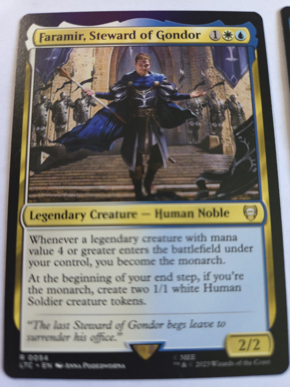 MTG - Faramir, Steward of Gondor Commander: the Lord of the Rings: Tales of Midd