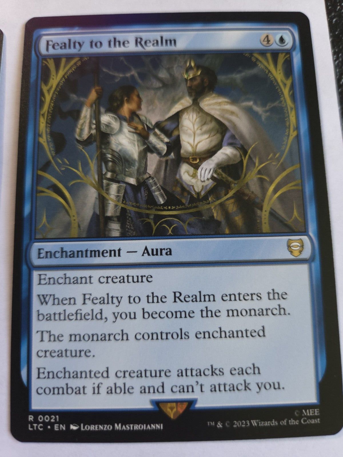 MTG  Fealty to the Realm Commander: the Lord of the Rings: Tales of Middle-Earth