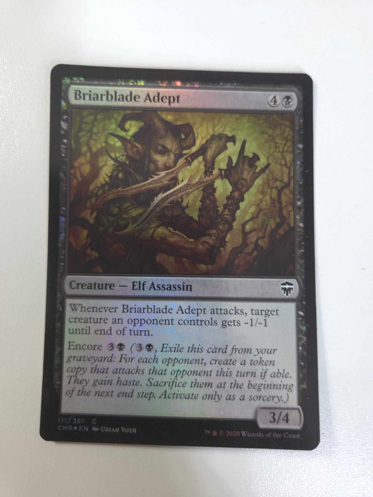 MTG - Briarblade Adept - Commander Legends - Foil - C - 111 - NM