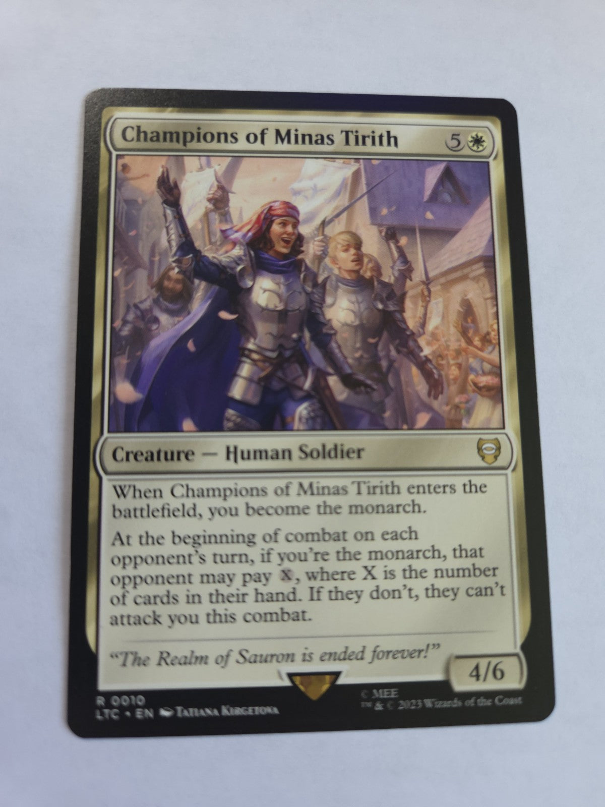 MTG - Champions of Minas Tirith Commander: the Lord of the Rings: Tales of Middl