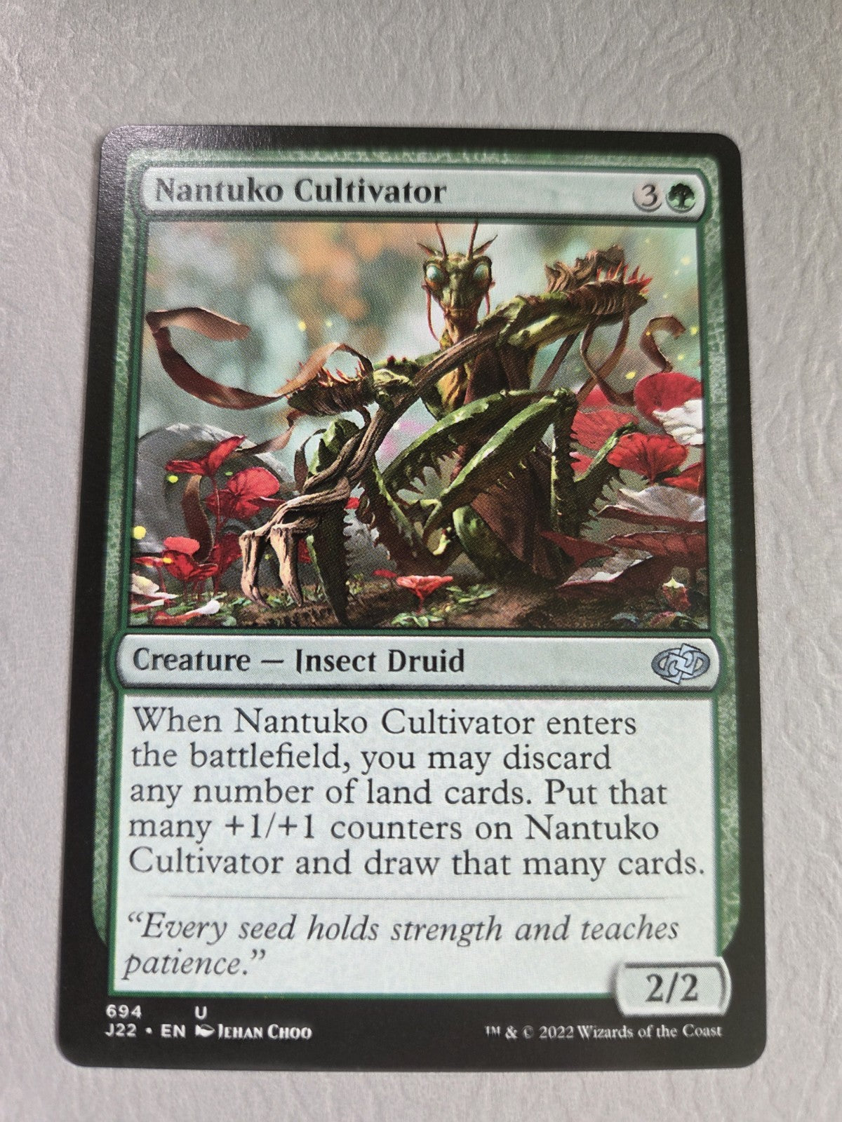 MTG - Nantuko Cultivator - Jumpstart 2022 - Regular - U - 694 - NM