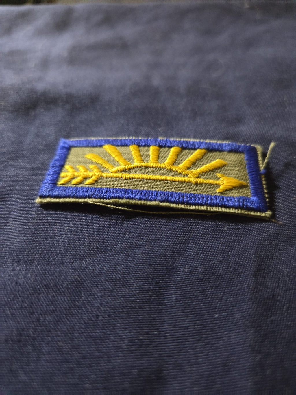 Cub Scout Arrow of Light Award gauze plastic back variation BSA Rank Patch