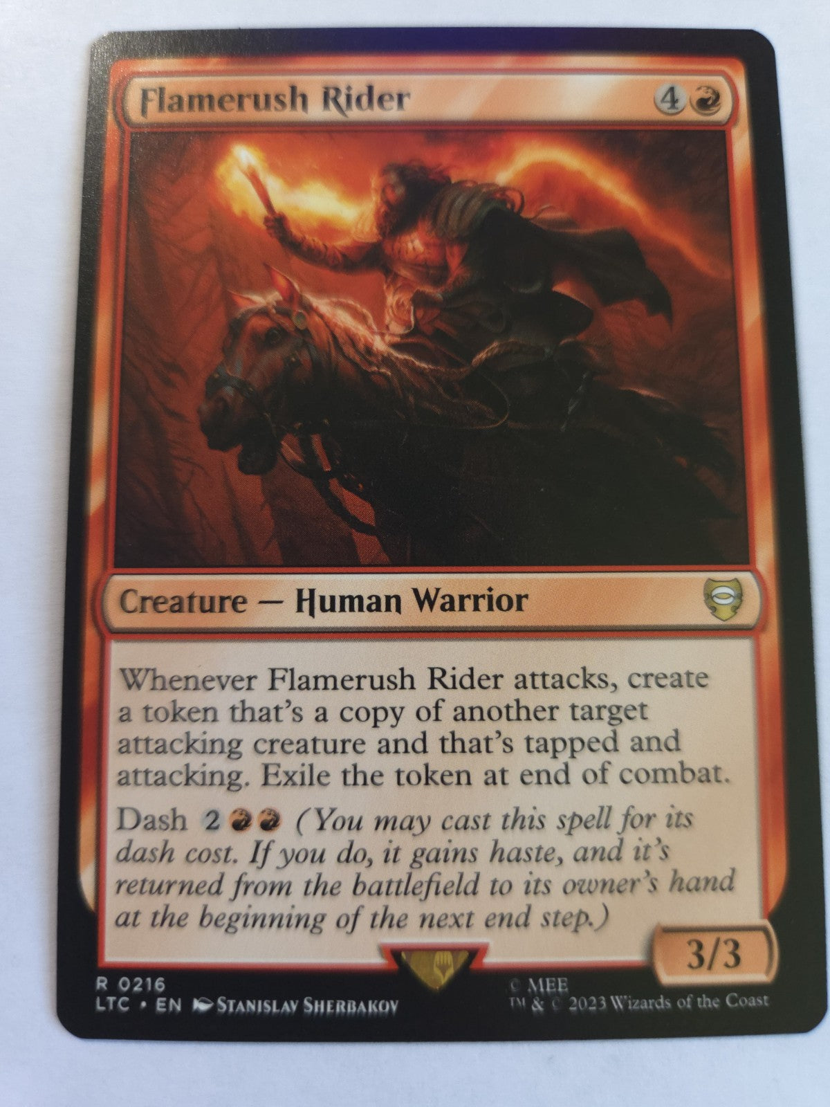 Flamerush Rider Commander: the Lord of the Rings: Tales of Middle-Earth Regular