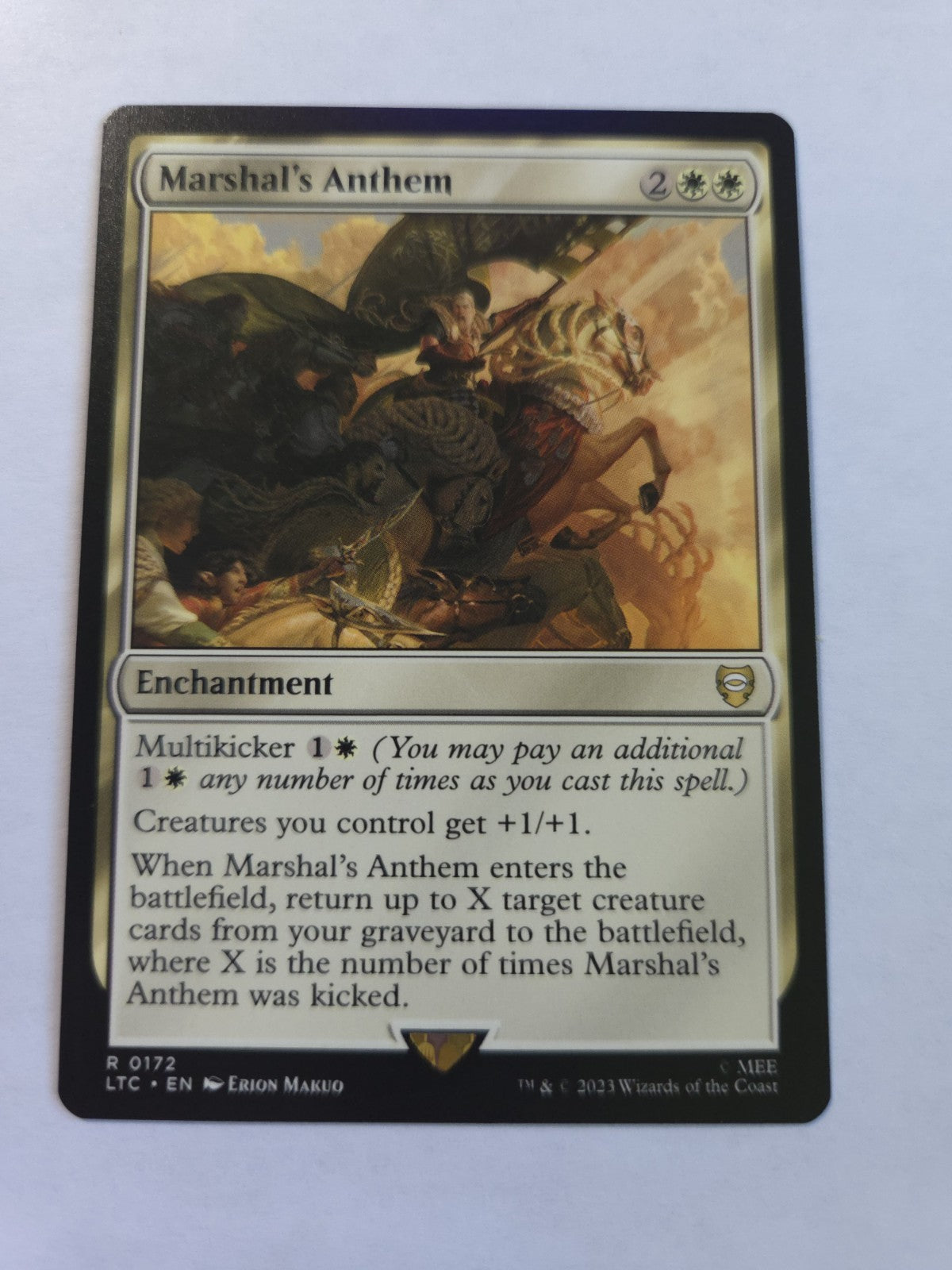 Marshal's Anthem Commander: the Lord of the Rings: Tales of Middle-Earth Regular