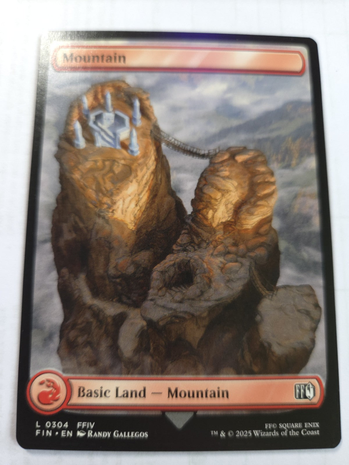 MTG - Mountain - Final Fantasy - Regular - L - 0304 - NM