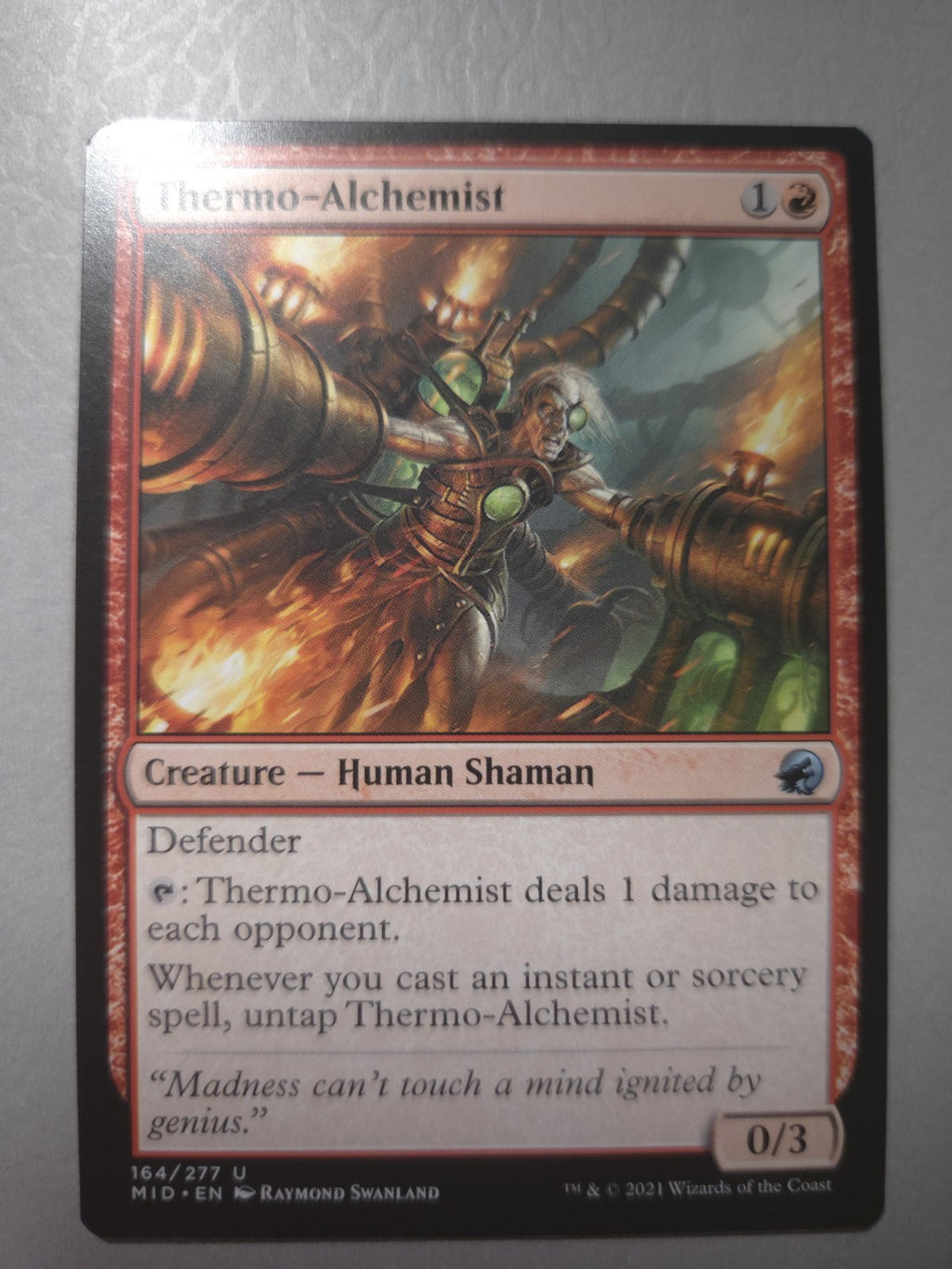 MTG - Thermo-Alchemist - Innistrad: Midnight Hunt - Regular - U - 164 - NM
