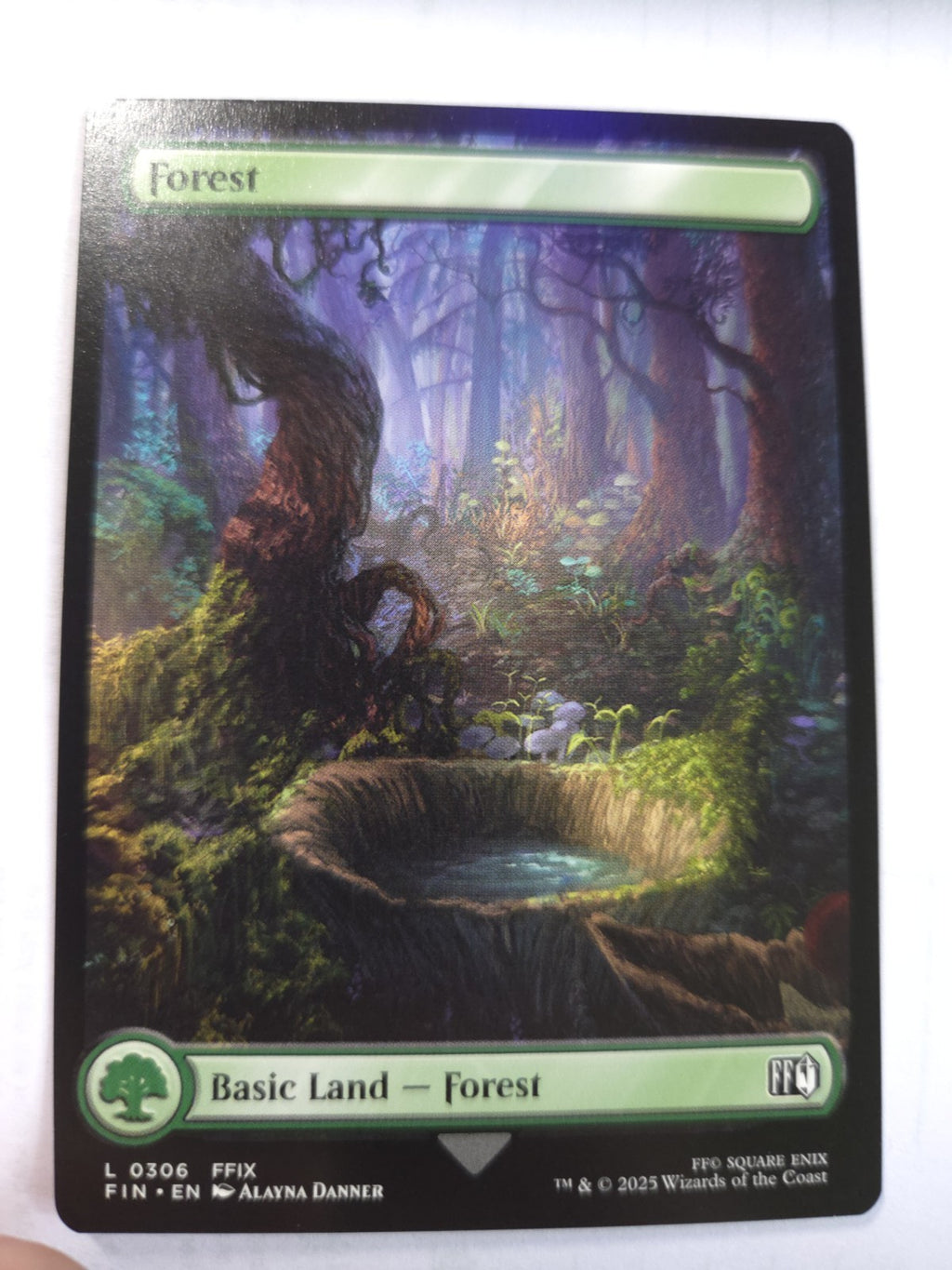 MTG - Forest - Final Fantasy - Regular - L - 0306 - NM